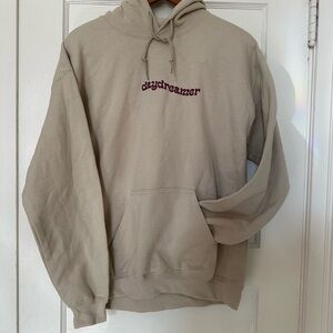 Buzz Hoodie.Length 25” Arm 22” shoulder to shoulder seam 21”Daydreamer on front.